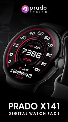 PRADO X141 Digital Watch Face screenshot 1