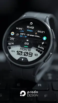 PRADO X151 Digital Watch Face screenshot 1