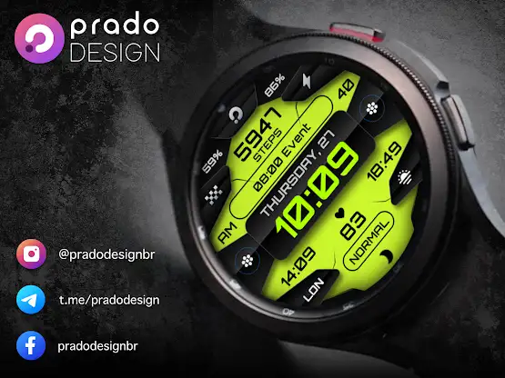 PRADO X164 Digital Watch Face screenshot 8