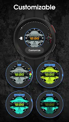 PRADO X164 Digital Watch Face screenshot 4