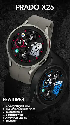 PRADO X25  Hybrid Watch Face screenshot 1