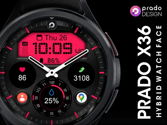PRADO X36 Hybrid Watch face screenshot 6