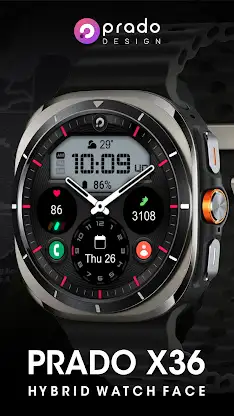 PRADO X36 Hybrid Watch face screenshot 1