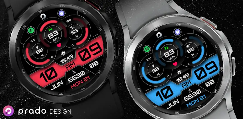PRADO X74 Digital Watch Face screenshot 1