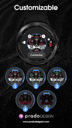 PRADO X74 Digital Watch Face screenshot 4
