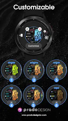 PRADO X98 - Digital Watch Face screenshot 4