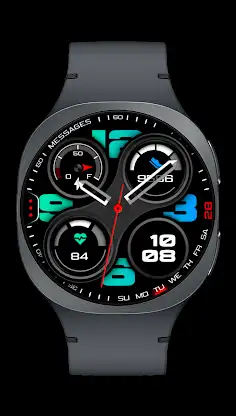 Predominant-Hybrid watch face screenshot 1