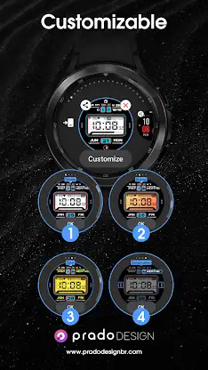 PRIME 001 Retro Watch Face screenshot 4