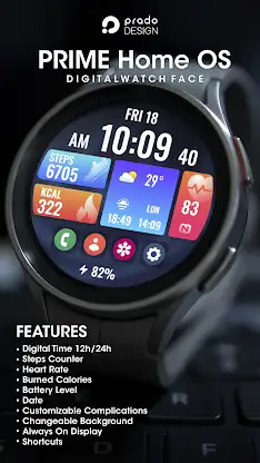 PRIME Home OS Watch Face screenshot 1