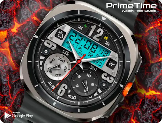 PT50 Hybrid Watch Face screenshot 5