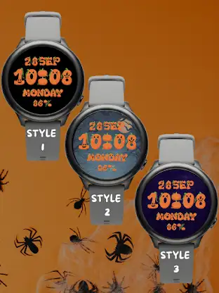 Scary Pumpkin Watch Face screenshot 1