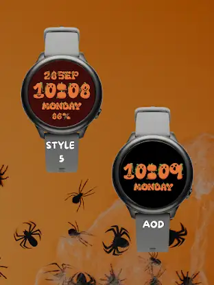 Scary Pumpkin Watch Face screenshot 2