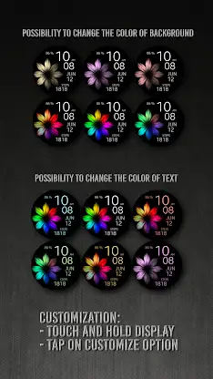 PW04 Floral Bloom Watch screenshot 4
