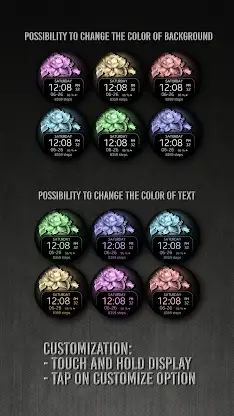 PW06 Blossom Watch Face screenshot 2