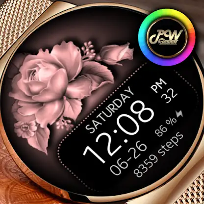 PW06 Blossom Watch Face screenshot 3