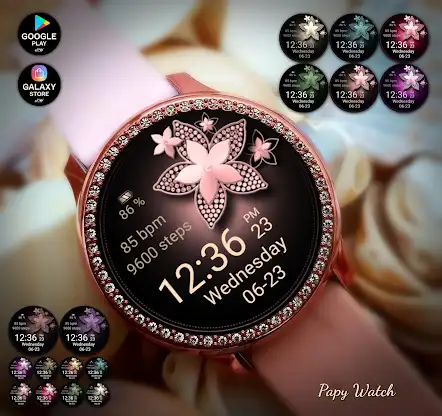PW09 Blossom Glimmer Watch screenshot 1