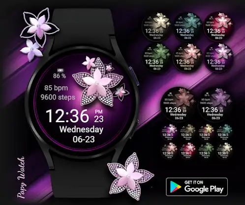 PW09 Blossom Glimmer Watch screenshot 2
