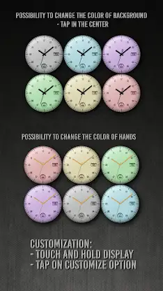 PW19 Analog Watch Face screenshot 2