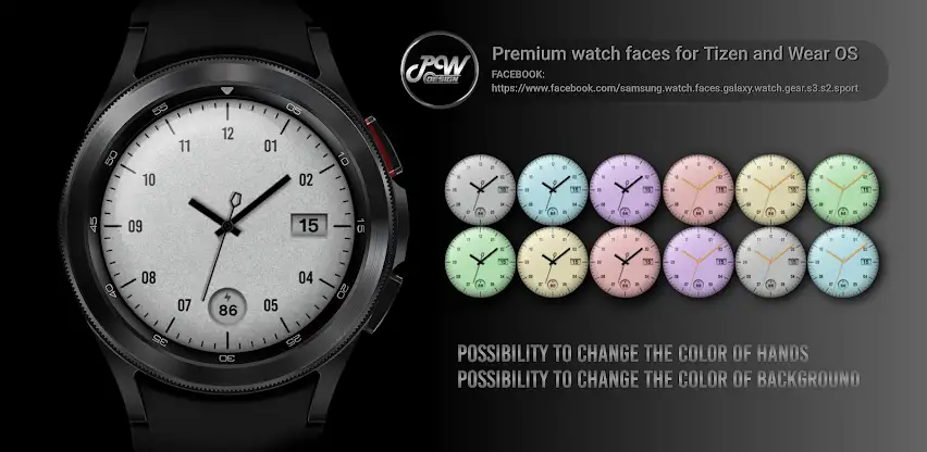 PW19 Analog Watch Face screenshot 1