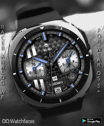 Racer Style Analog Wear OS 5+ screenshot 7