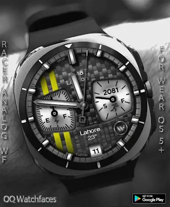 Racer Style Analog Wear OS 5+ screenshot 3