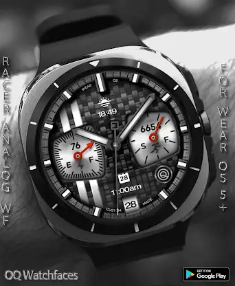 Racer Style Analog Wear OS 5+ screenshot 5