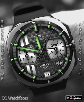 Racer Style Analog Wear OS 5+ screenshot 2