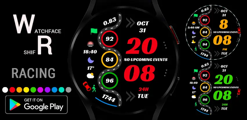 Racing Watch Face Wear OS screenshot 1