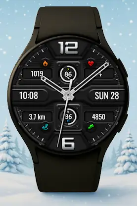 Rabegar Hybrid  Watch Face screenshot 1