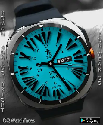 Roman Analog Classic Wear OS screenshot 1