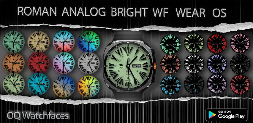 Roman Analog Classic Wear OS screenshot 8
