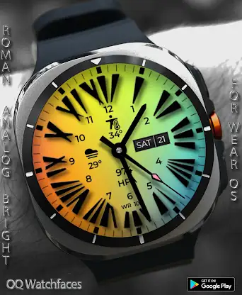 Roman Analog Classic Wear OS screenshot 3