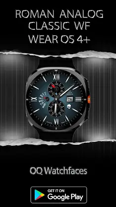 Roman Classic Analog Wear OS4+ screenshot 6