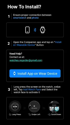 Dark Metal Watch Face screenshot 1