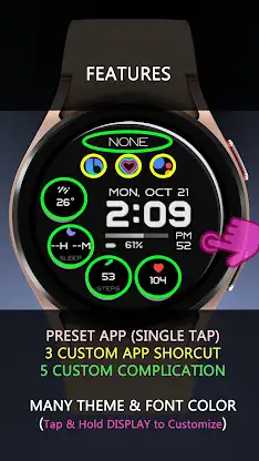 RW79 Multi-Data Digital Face screenshot 2