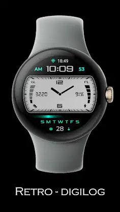 Retro - Digilog | watch face screenshot 4
