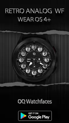 Retro Analog WF Wear OS 4+ screenshot 1