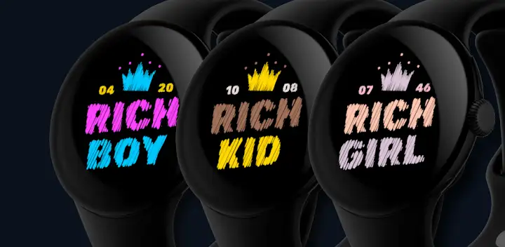 RiCH KiD - Premium Watch Face — Android app banner
