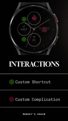 Rose Gold v2 analog watch face screenshot 8