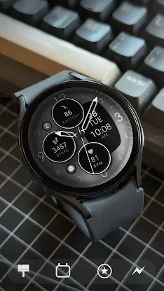 Rose Gold Analog Watch Face screenshot 5