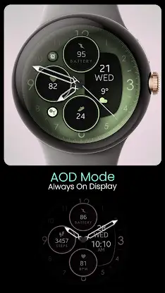 Rose Gold Analog Watch Face screenshot 7
