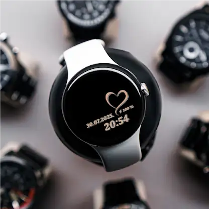 Rose gold heart screenshot 1