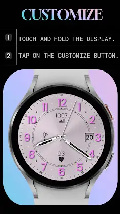 Rose Gold Serenity Watch Face screenshot 7