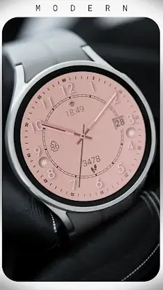Rose gold elegant watch face screenshot 6