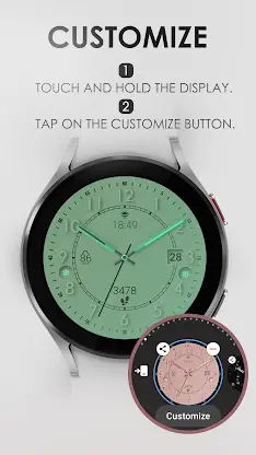 Rose gold elegant watch face screenshot 7