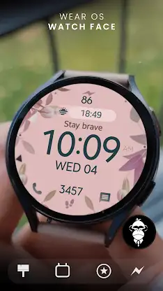 Rose Motivation Watch Face screenshot 1