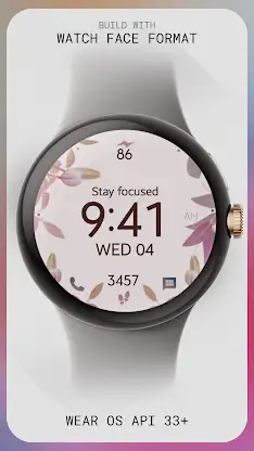 Rose Motivation Watch Face screenshot 5