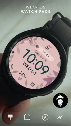 Rose Motivation Watch Face screenshot 2
