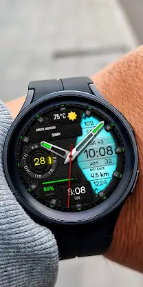 Hybrid RUDUMAK CTS5 Watch face screenshot 3