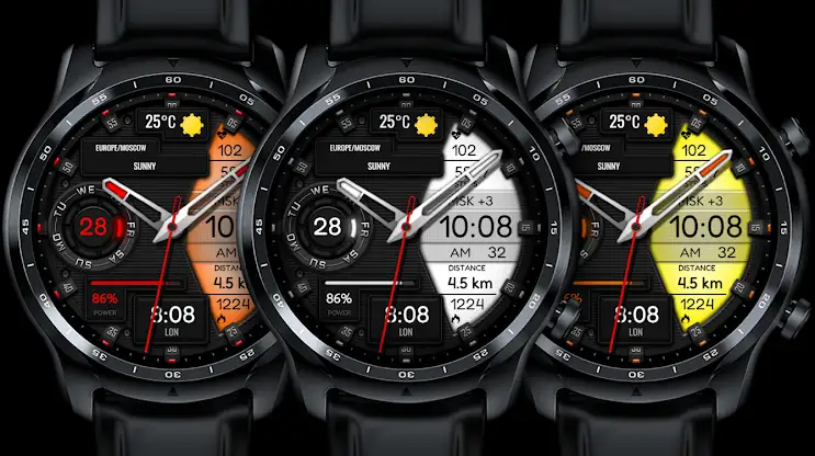 Hybrid RUDUMAK CTS5 Watch face screenshot 1